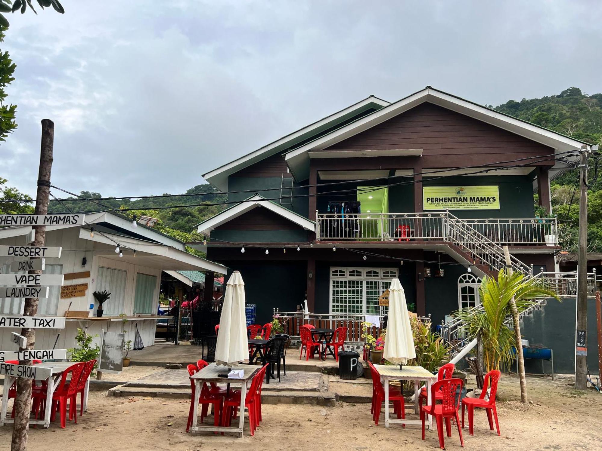 Perhentian Mama'S Hotell Kampong Pasir Hantu Exteriör bild